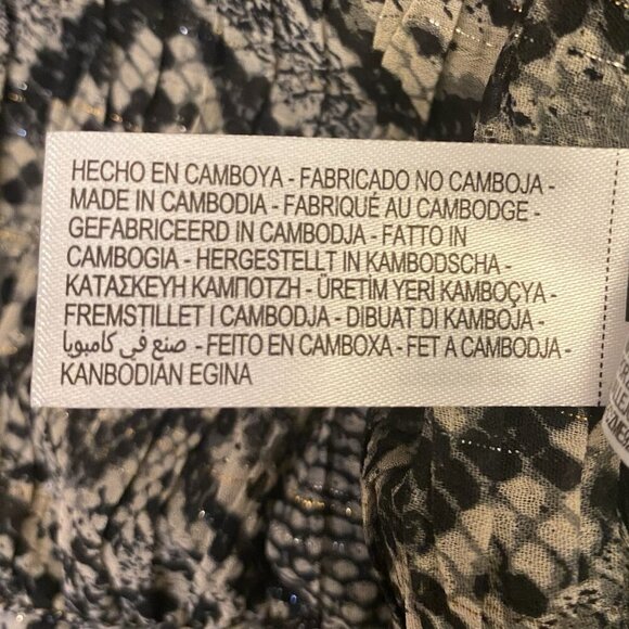 Zara Women's Printed Shirt Long Sleeves V-Neck Side Zip Closure Size XS NWT $47 - Picture 15 of 15